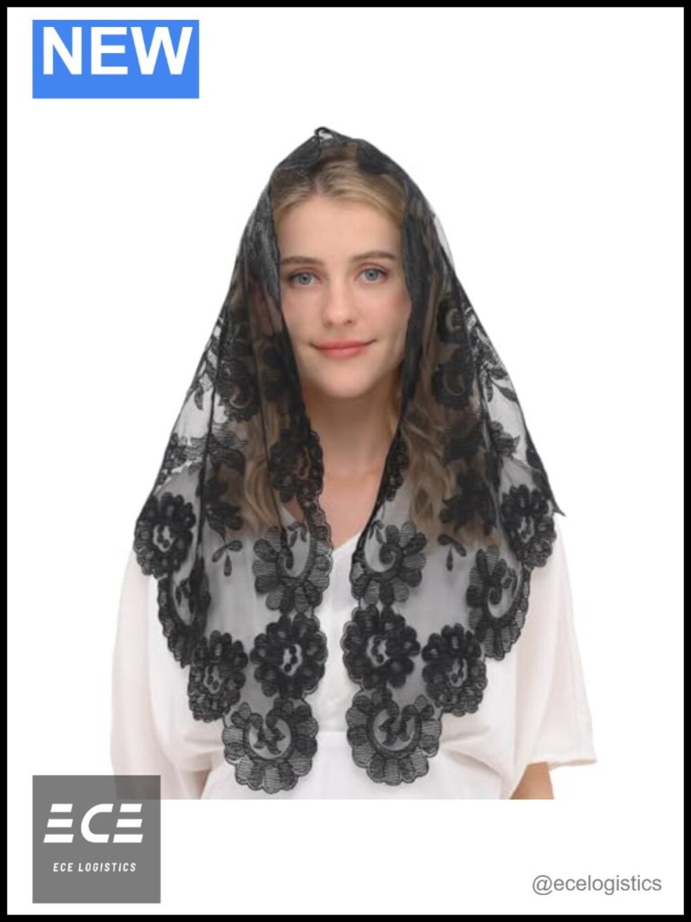 Church Mantilla Veil Lace Catholic Mass Prayer Veil Head Covering